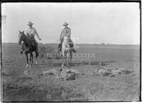 Las Norias Bandit Raid: Texas Rangers with dead bandits