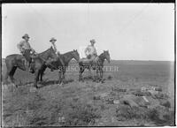 Las Norias Bandit Raid: Texas Rangers with dead bandits, October 8, 1915