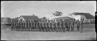 128th Coast Artillery Corps, guard mount, July 18, 1914