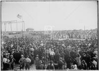 Agricultural fair, stage and crowd