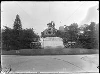 Equestrian monument, June 1917