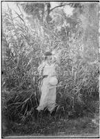 Young lady in field
