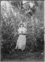 Young lady in field