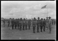 Fort Brown, soldiers drilling