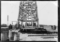 Oil well near mouth of Rio Grande, March 2, 1920