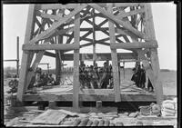 Oil well near mouth of Rio Grande, March 2, 1920