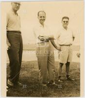 Photograph of David Buchsbaum, Maurice Auslander, Daniel Zelinsky