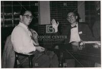 Photograph of Herman Chernoff and Herbert J. Greenberg