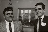 Photograph of Barry Johnson and Joram Lindenstrauss