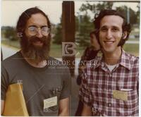 Photograph of Donald "Don" Sarason and Sheldon Axler (right)