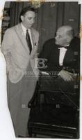 Photograph of Edwin Spanier and [?] Everett