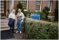 Photograph of Israel "Iz" Halperin (left) and Peter Rosenthal