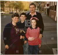 Photograph of Andrew Wirth and family