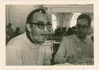 Photograph of [?] Machedo (left) and Joao B. Prolla