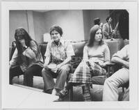 Photograph of Barbara Frank, Jamie Garner and Mary Maley, February 18, 1974