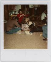 Photograph of Boyd, Thomas Whitehurst, Nathan Habegger and Cathy Habegger, December 3, 1974