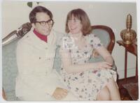 Photograph of Joseph Troccolo with his wife, May 1975