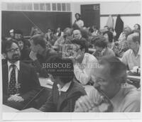 Photograph of the audience at a Math colloquium, 17 October, 1975