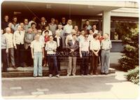 Photograph of a group attending Oberwolfach seminar, August 1980