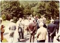 Photograph of a group attending Oberwolfach seminar, August 1980