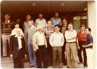 Photograph of a group attending Oberwolfach seminar, August 1980