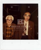 Photograph of Charles De Prima and Tosio Kato, January 1981