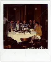 Photograph of David Bourgin, Gerhard Hochschild, Cherie, Rosen, Paul Halmos and Ruth, January 1981