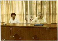 Photograph of Gerald Kaiser and Daniel Waterman, August 1982