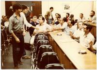 Photograph of Mathematicians at the University of Rio de Janerio, August 1982