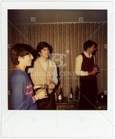 Photograph of Victoria and Eric Bedford along with Steve Zucker, September 1982