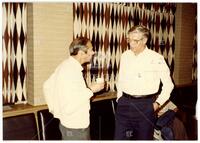 Photograph of Don Lichtenberg and William Ziemer, April 1983