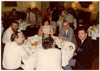 Photograph of Andrew Gleason, Sam Whidden, Ellen Heiser and Lincoln Durst, May 1983