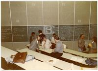 Photograph of Mathematicians during a Canadian Operator Symposium, May 1983