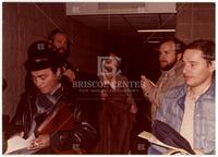 Photograph of Constantin Apostol, Carl Cowen, Radjair and Hari Bercovici, November 1983