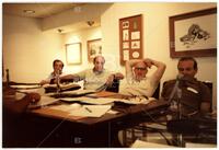 Photograph of a group of mathematicians attending a conference in Carleton College, July 1984