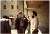 Photograph of Rien Kaashoek along with other attendees of the NATO Advanced Study Institute, July 1984