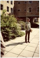 Photograph of an unidentified attendee of the NATO Advanced Study Institute, July 1984