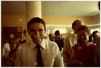 Photograph of an unidentified attendee of the Edinburgh Math Society colloquium, July 1984