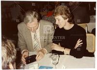 Photograph of Alexander Robertson and Mrs. Kenneth Harrison, July 1989