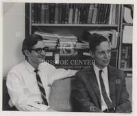 Photograph of George Springer (Left) and Paul Garabedian (Right)