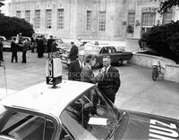 Ken Grant, mayor and new police cars, no. 32011-2; Radio/TV