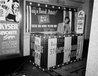 War bond promo with tank in lobby, no. 5980; Loew's Theater