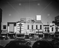 600 block of Main, west side with Montgomery Ward sign, no. 03656; Downtown Buildings