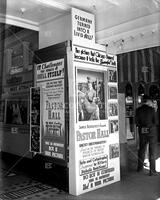 Billboards, front and lobby display for Pastor Hall, no. 5063; Metro Theater