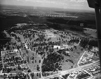 Aerials of park; Parks