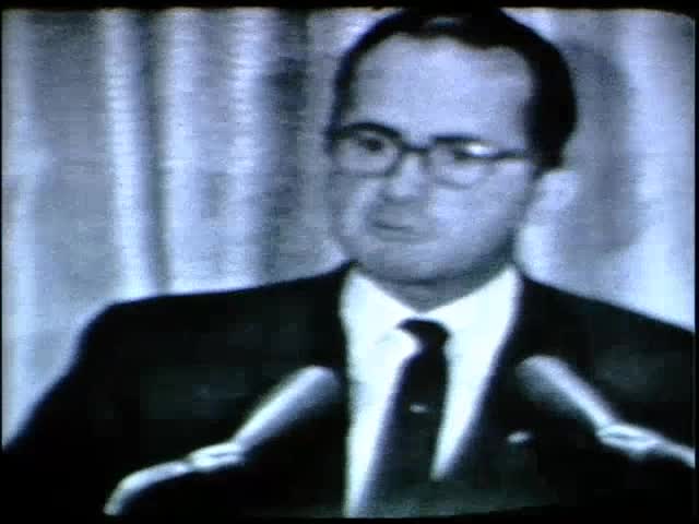 Kinescope of Allan Shivers during television appearance attacking Pres. Kennedy; Kinescope of Allan Shivers during television appearance attacking Pres. Kennedy