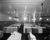 Interior of A&P store; Grocery stores