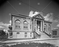 Carnegie Library front, no. 317; 2000 calendar cover negatives [August]