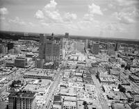 Aerials downtown, no. 25277-1; Aerials-1950s