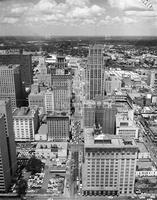 Aerials downtown, no. 25277-22; Aerials-1950s